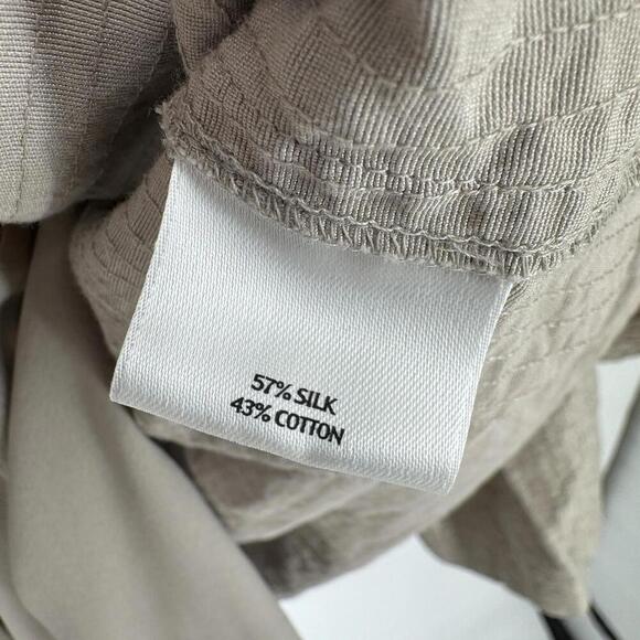 Eileen Fisher Jacket large L silk tank jacket set minimalist office career work - Picture 5 of 7